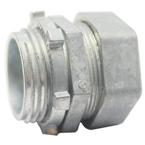 1-1/2" EMT Compression Connector - Zinc Die Cast