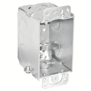 3" x 2" Gangable Switch Box, 2-1/2" Deep, 1/2”  KO, with MC Clamp