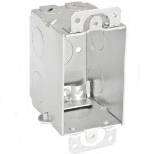 3" x 2" Gangable Switch Box, 2-1/2" Deep, 1/2”  KO, with NM Clamp