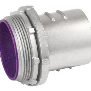 1" BX, Flex Connector-Screw In Type -Zinc Die Cast-Insulated