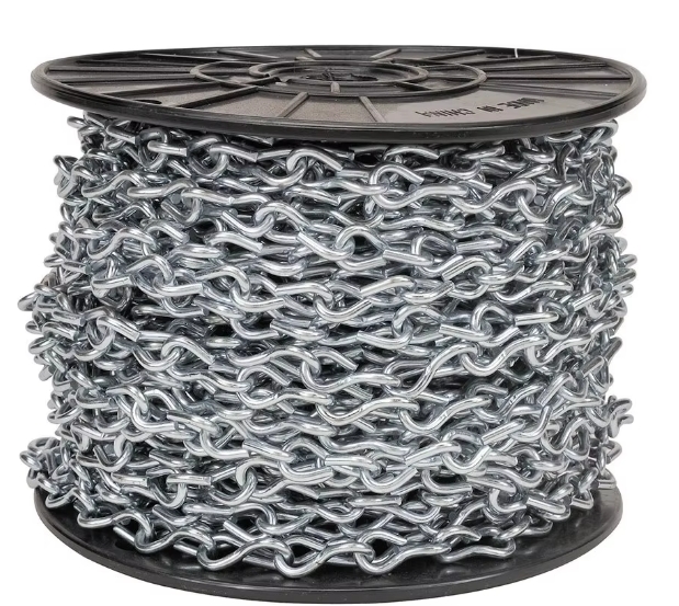 Jack Chain, 12-gauge, 100 Ft Roll